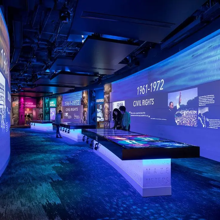 Museum LED display