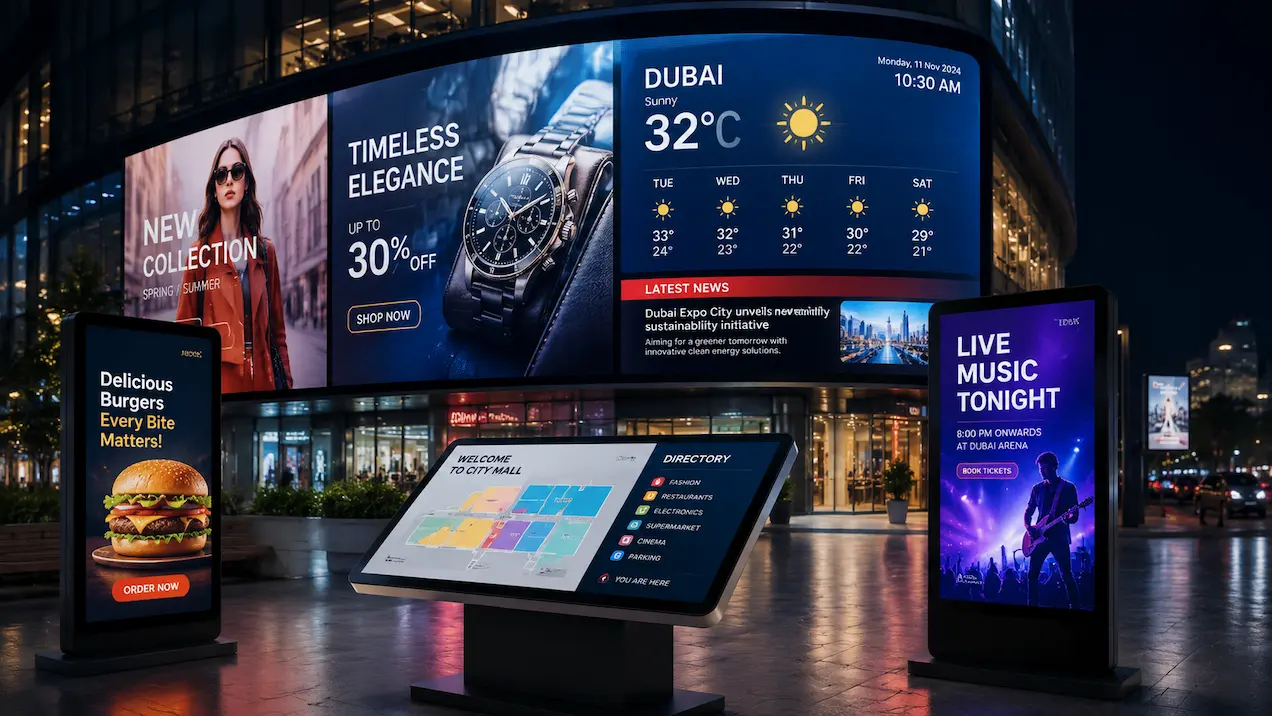Digital signage solutions